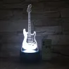 Remote Guitar Night Light - 3D - Lampe LED - 7 Couleurs