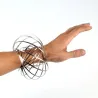 Flödesring - kinetisk vår - fidget spinner - metall anti-stress leksak