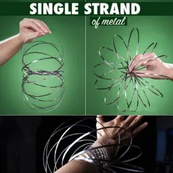 Flow ring - kinetic spring - fidget spinner - metal anti-stress toy
