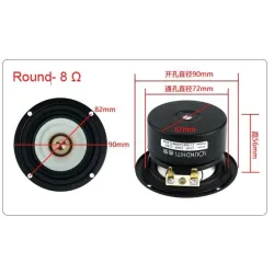 Haut-parleur complet de fréquence - 2PCS/lot