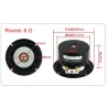 Haut-parleur complet de fréquence - 2PCS/lot