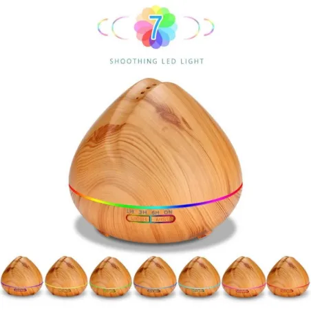 Télécommande - Air - Aroma - Humidificateur ultrasonique - Lumières LED