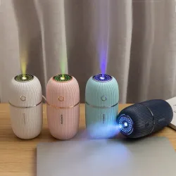 Ultrasonic - Aroma Humidifier - 300ML - cor romântica