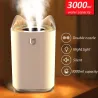 Luftbefeuchter - 3000ML - Doppeldüse - Cool Mist - Bunte LED