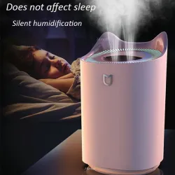 Luftbefeuchter - 3000ML - Doppeldüse - Cool Mist - Bunte LED