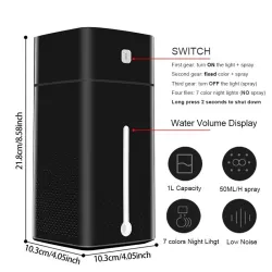 Humidificateur d'air - 1000ml - Mist Maker