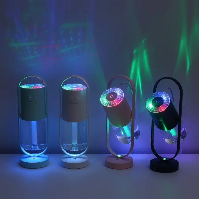 Air Ion Humidifier - 200ML - Ultrasonic - 7 Color Lights