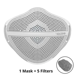 Camouflage - Respirator Face Mask - Silikon - 1pc