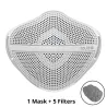 Camouflage - Maschera Respiratore - Silicone - 1pc