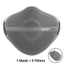 Camouflage - Masque de visage Respirator - Silicone - 1pc
