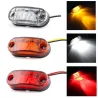 Auto Clearance Taillight - 2 LED Lampa - Bil - Lastbil