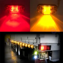 Auto Clearance Taillight - 2 LED Lampa - Bil - Lastbil