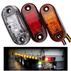 Auto Clearance Taillight - 2 LED Lampa - Bil - Lastbil