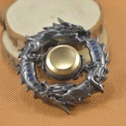 dragon chinois - spinner fidget métallique