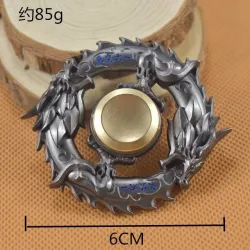 dragon chinois - spinner fidget métallique