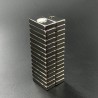 Aimants néodyme N35 - bloc magnétique puissant 20 * 10 * 4mm avec trou 4mm - 10 pièces