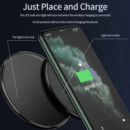Qi Wireless Charger - iPhone 11 Pro - 8 - XR - XS - 10W - Fast Wireless