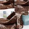 Elegantti neliö huivi leopardilla painettu silkki
