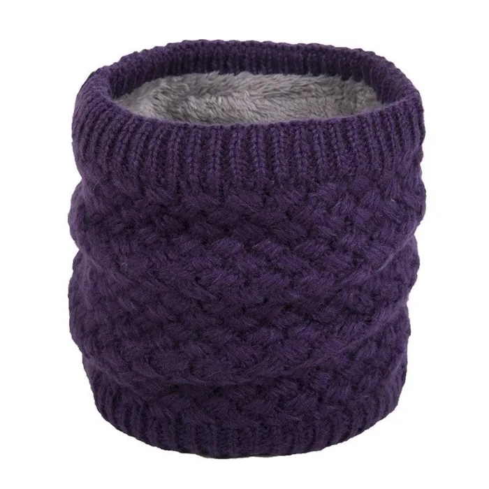 Sciarpa rotonda a maglia calda - unisex