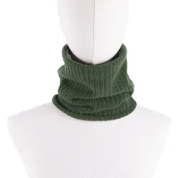 Sciarpa calda a maglia con peluche - unisex