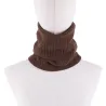 Sciarpa calda a maglia con peluche - unisex