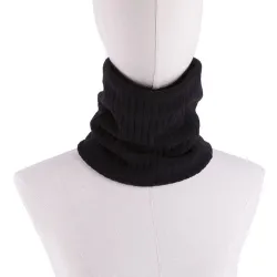 Sciarpa calda a maglia con peluche - unisex