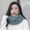 Warm knitted scarf