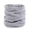 Sciarpa calda a maglia con peluche - unisex