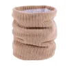 Sciarpa calda a maglia con peluche - unisex