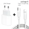 PD 20W - USB-C C2 - 5V 9V 2.2A - fast charger - EU plug
