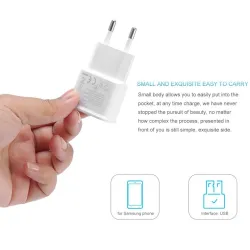 Chargeur universel rapide - port USB unique - adaptateur - Plug EU