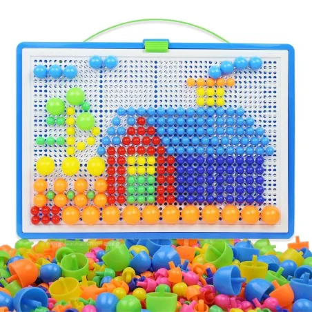 Mushroom - DIY - Barns pedagogiska leksaker - 296PCS