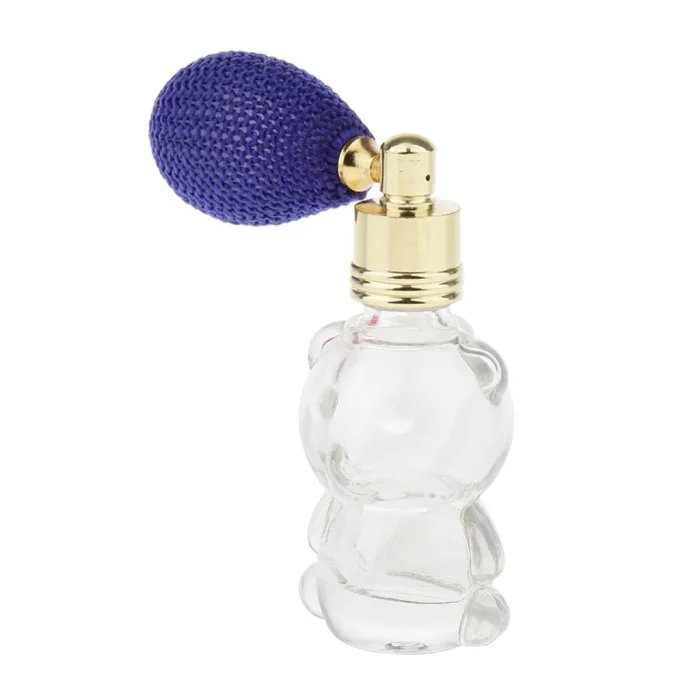 8ml Glass - Perfume Bottle - Refillable - Bear Shaped