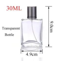 Perfume30ml - 50ml - Vidrio Frostado - Botellas Perfume
