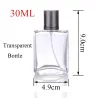 30ml - 50ml - Verre gelé - Bouteilles de parfum