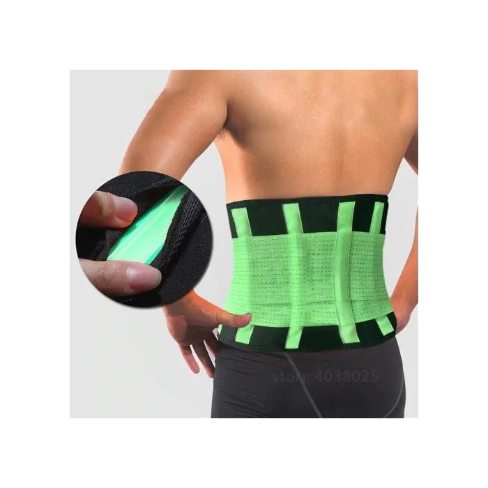 Brace de volta - Cintura de cintura - Suporte de coluna - Unisex - Respirável