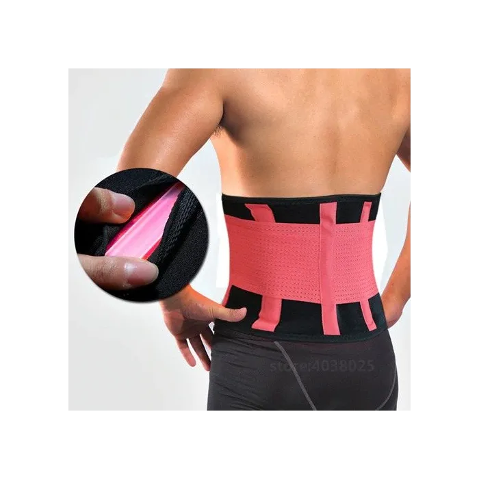 Brace de volta - Cintura de cintura - Suporte de coluna - Unisex - Respirável