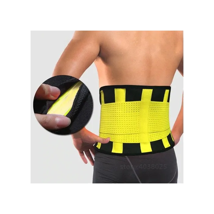 Brace de volta - Cintura de cintura - Suporte de coluna - Unisex - Respirável