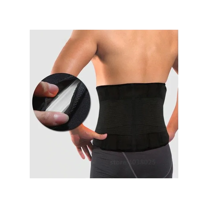 Brace de volta - Cintura de cintura - Suporte de coluna - Unisex - Respirável