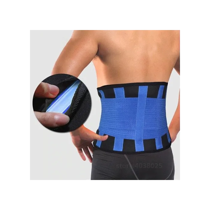 Brace de volta - Cintura de cintura - Suporte de coluna - Unisex - Respirável