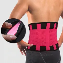 Back Brace - Waist Belt - Spine Support - Unisex - Breathable