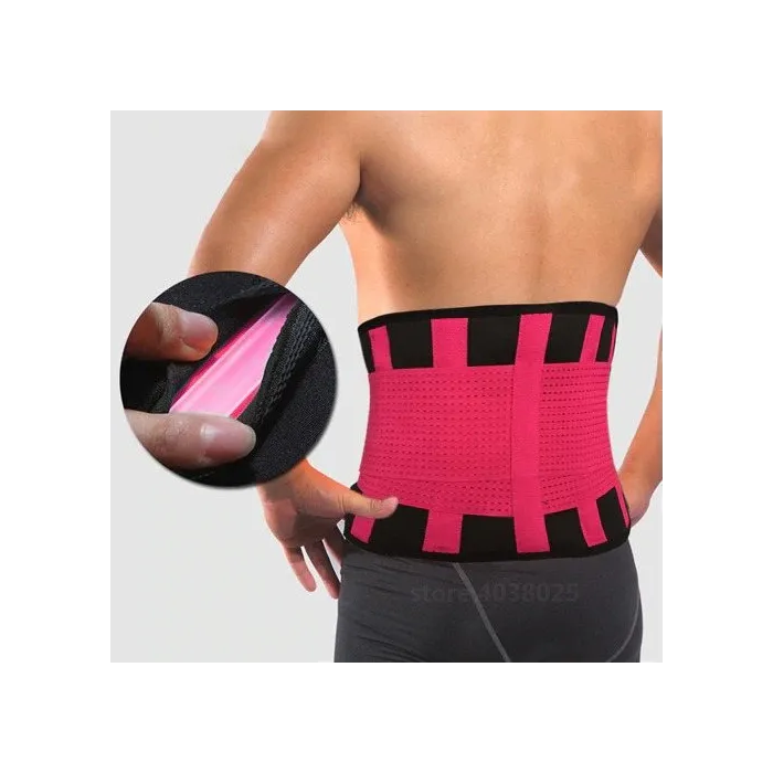 Brace de volta - Cintura de cintura - Suporte de coluna - Unisex - Respirável