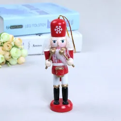 DecoraciónNutcracker soldado muñeca - 1Pcs - madera - Navidad