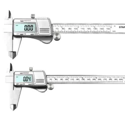 Strumento di misura - Acciaio inossidabile - Digital Caliper - Nero - Argento