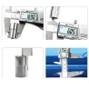 Measuring Tool - Stainless Steel - Digital Caliper - Black - Silver