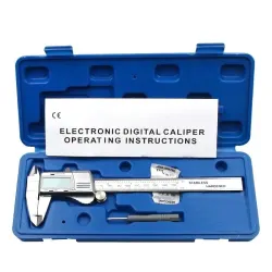 CalibradorHerramienta de medición - Acero inoxidable - Caliper digital - negro - plata