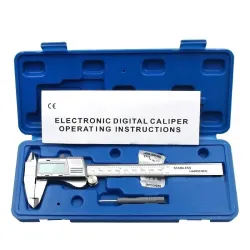 Measuring Tool - Stainless Steel - Digital Caliper - Black - Silver