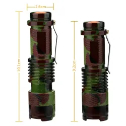 Linternas1000LM - Linterna - impermeable - Camuflaje - LED