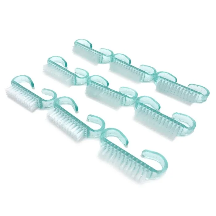 Cepillos de uñasCepillo de uñas acrílico - 4 Color - Nail Art - 10 Pcs/Lot