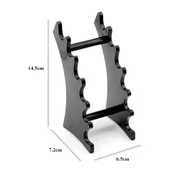 Nail Art - Brush Holder - Svart - Vit